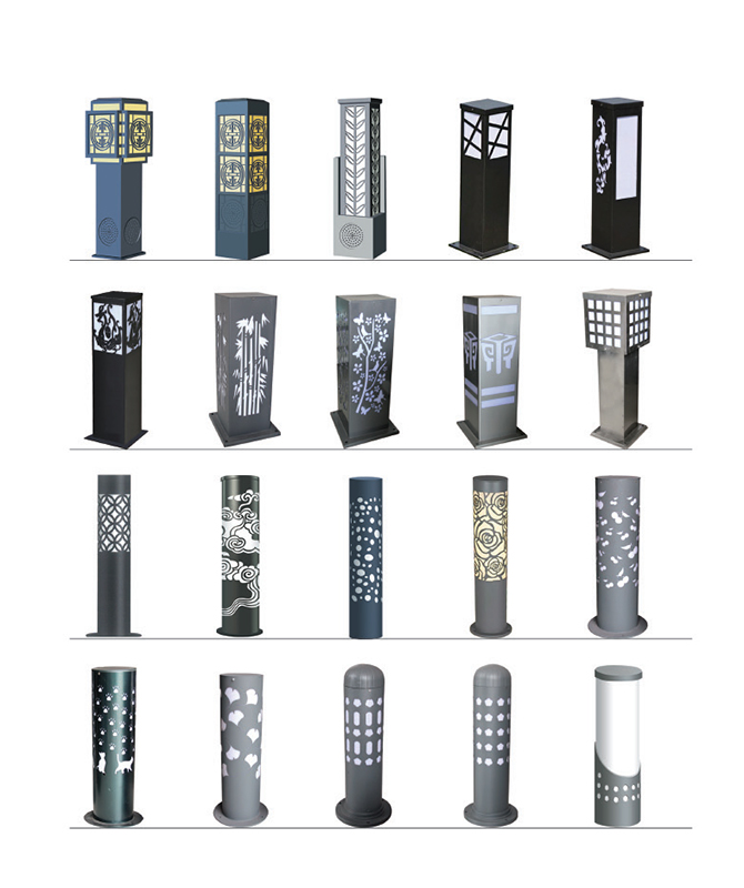 CPD-001 ~ CPD-020 Lumière LED La pelouse