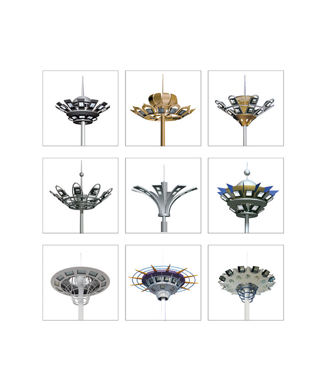 GGD-007 / GGD-008 / GGD-009 / GGD-010 / GGD-011 / GGD-012 / GGD-013 / GGD-014 / GGD-015 Lampadaire de haut niveau