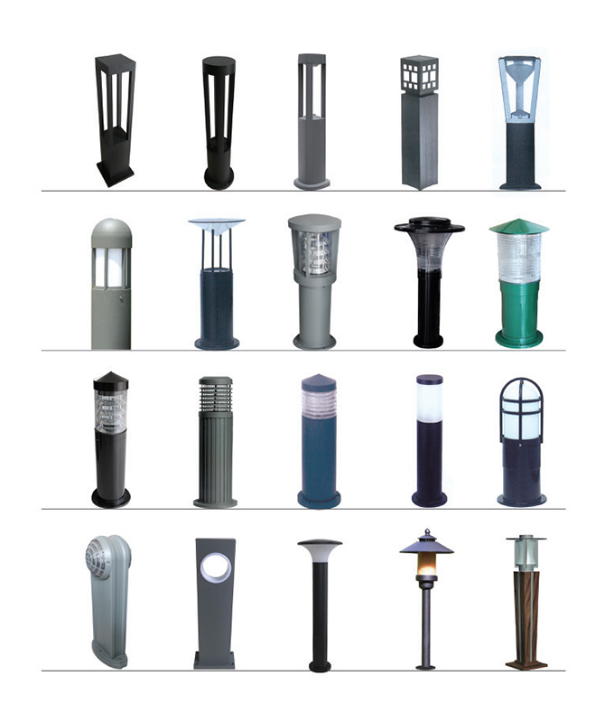 CPD-021 ~ CPD-040 Lumière LED La pelouse