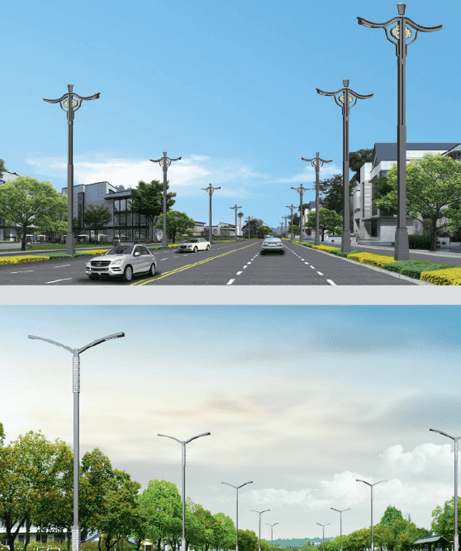 DL-LED-014 / DL-LED-015 Réverbères à LED haute puissance