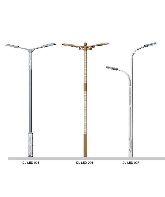 DL-LED-025 / DL-LED-026 / DL-LED-027 Réverbères à LED haute puissance