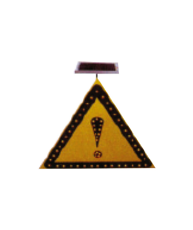 SY-6C Lumière clignotante jaune solaire