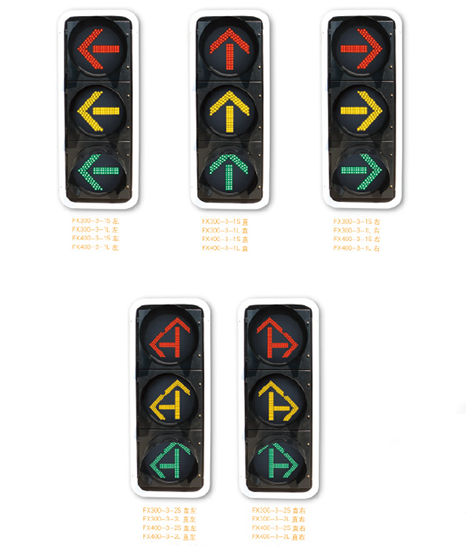 Série d'éclairage de signaux de véhicule à moteur 300, 400 à LED Lumière du signal plein écran