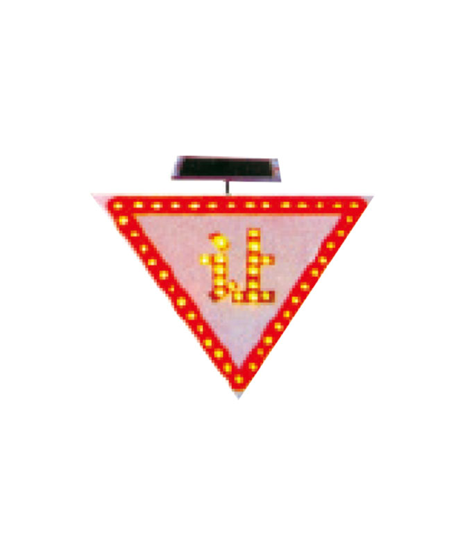 SY-6F Lumière clignotante jaune solaire