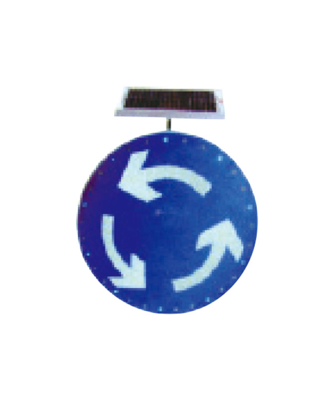 SY-7H Lumière clignotante jaune solaire